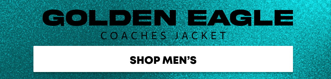 White & Gold Golden Eagle Coaches Jacket - Black
