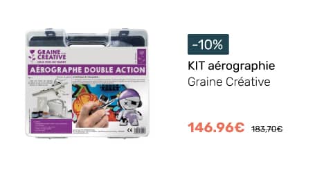 KIT aérographe graine créative