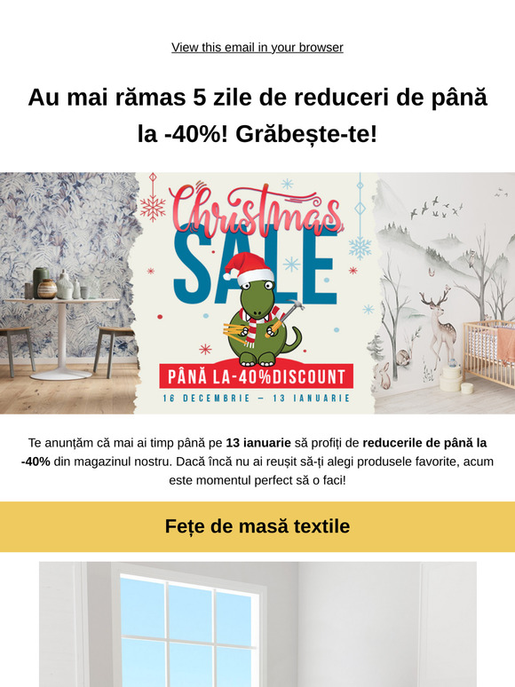 ⌛ 5 zile rămase: Reduceri până la -40%