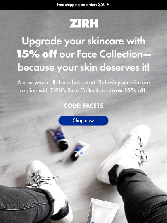 Start Fresh: 15% Off Face Essentials
