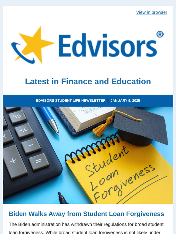Biden Walks Away from Student Loan Forgiveness