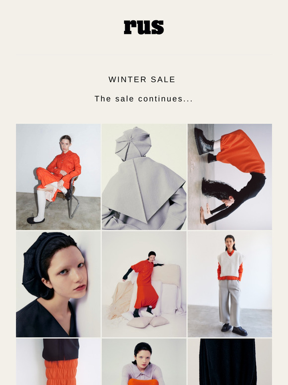 WINTER SALE | The sale continues, up to 50% OFF 💥