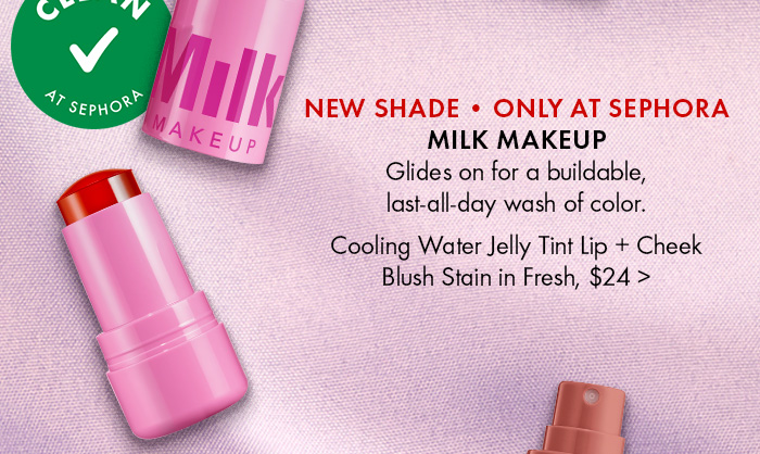 MILK MAKEUP Cooling Water Jelly Tint Lip + Cheek Blush Stain