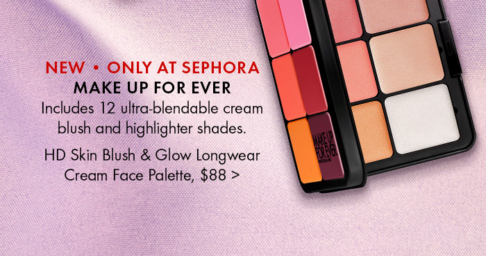 MAKE UP FOR EVER HD Skin Face Essentials Blush and Glow Longwear Palette
