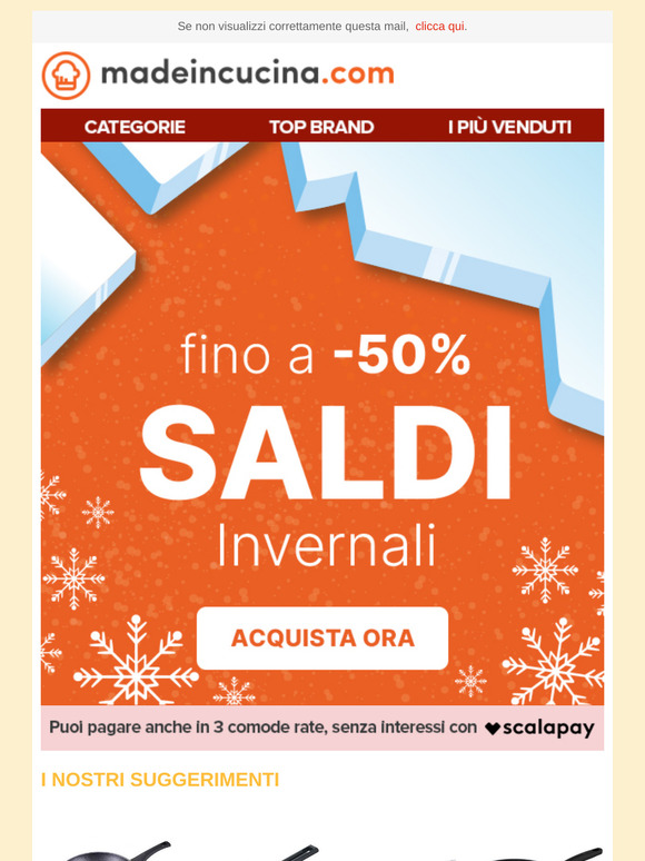 —, iniziano i Saldi fino a -50%!