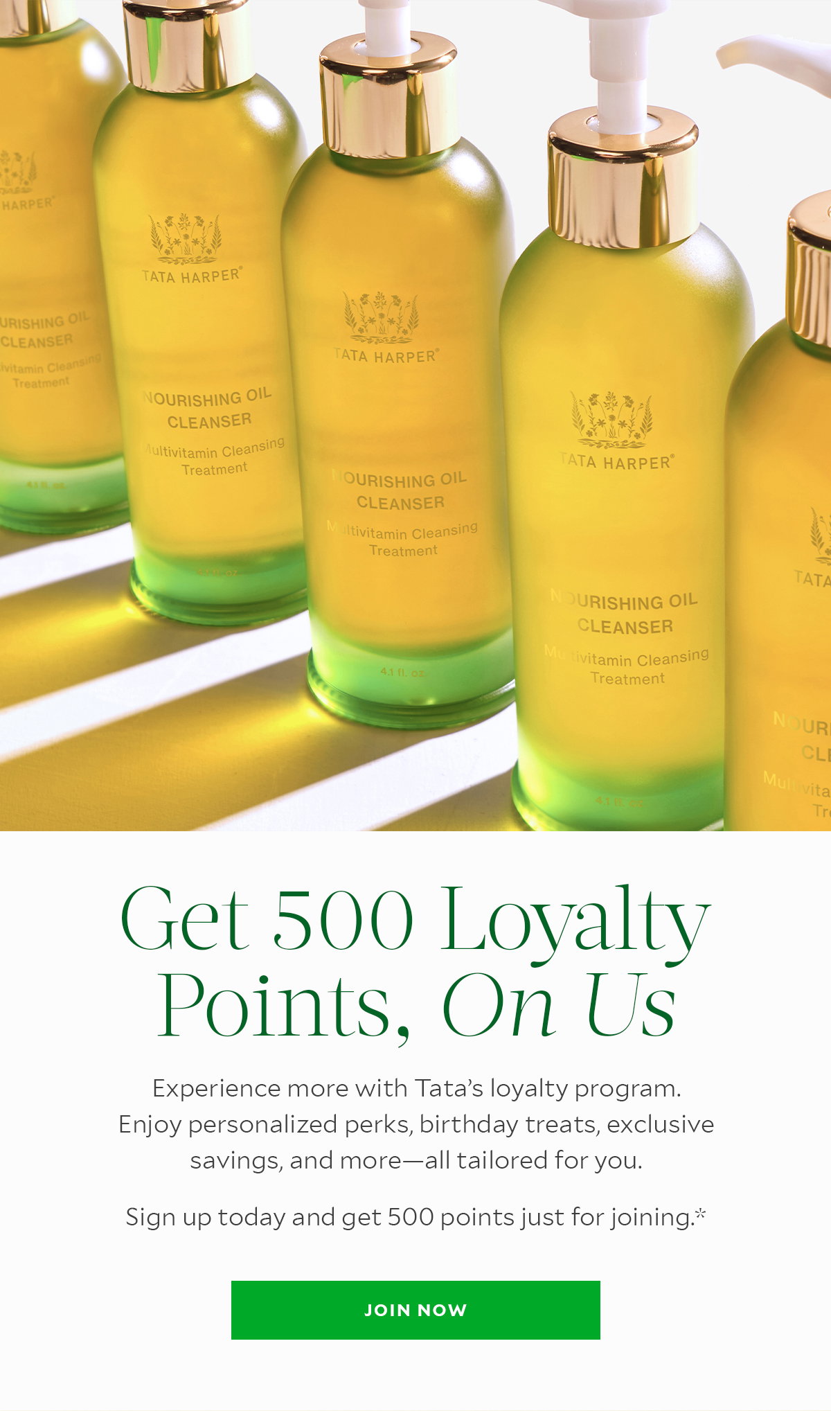 Get 500 Loyalty Points, On Us