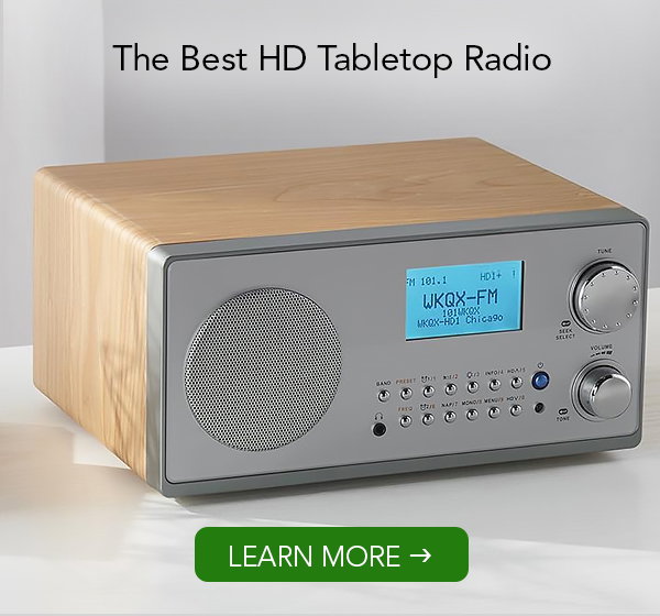 Hammacher Schlemmer: The Best HD Tabletop Radio | Milled