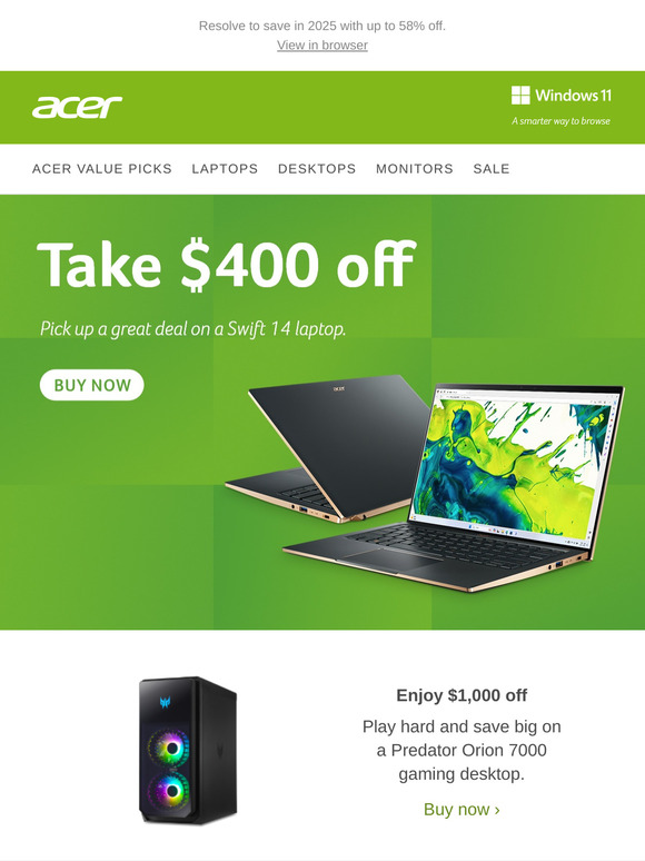Keep your New Year’s resolutions going with up to $1,000 off