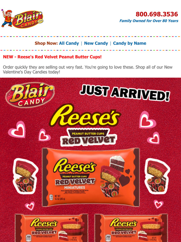New for 2025 - Red Velvet Reese's❤️