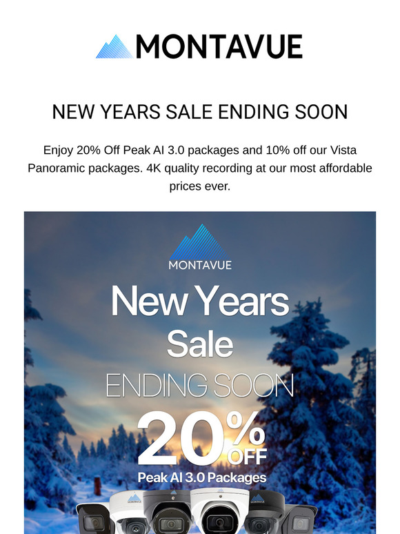 Last chance to save 20% on New Year sale!