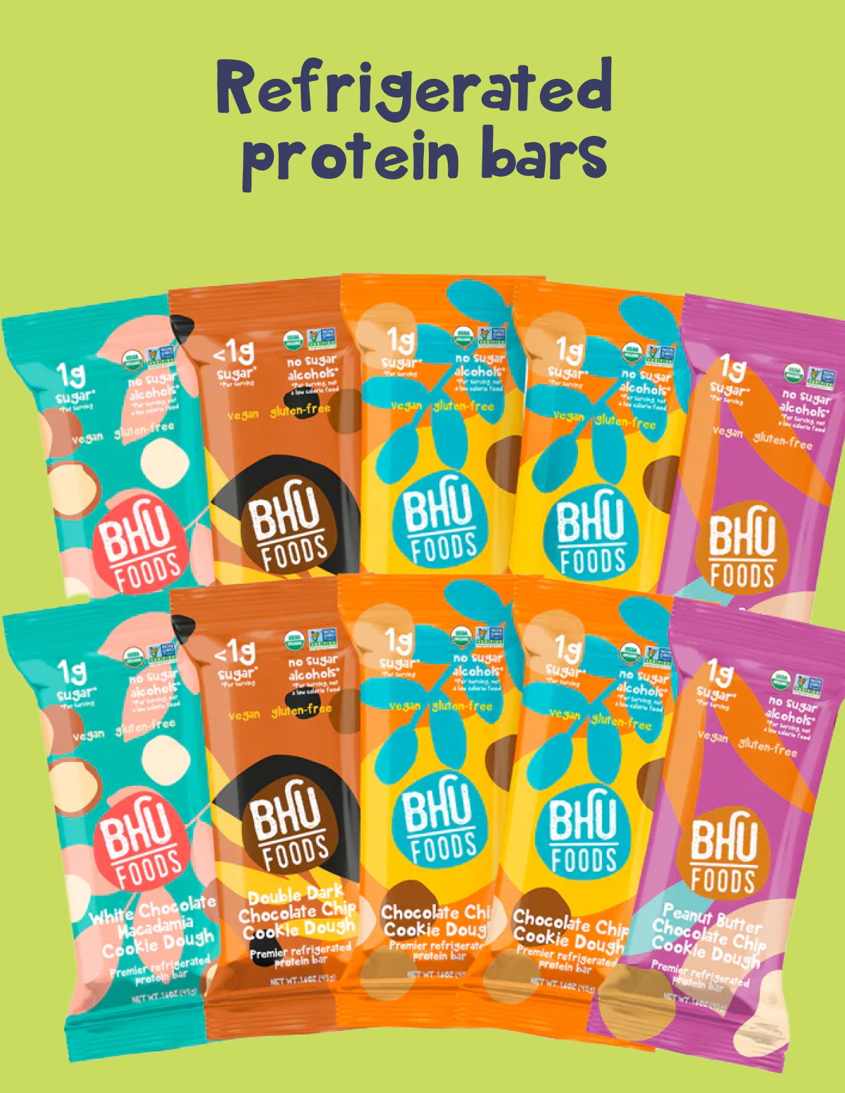 Refrigerated protein bars