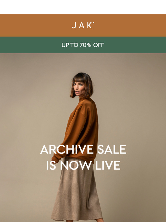Archive sale is here.