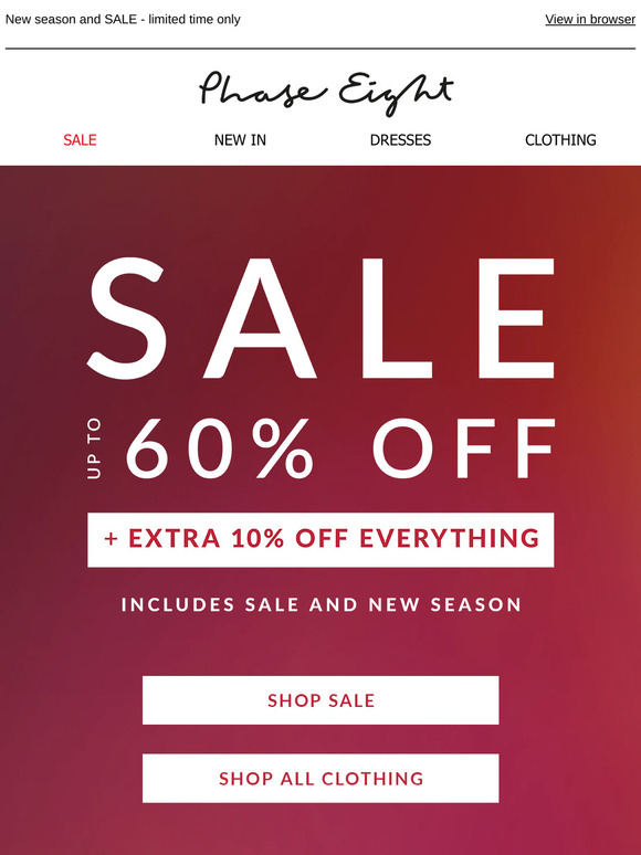 Extra 10% off everything! Yes, everything!