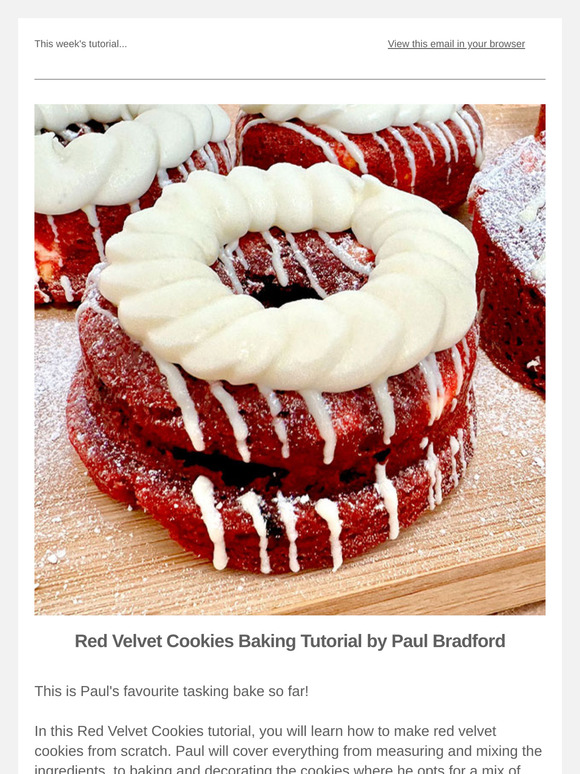 Red Velvet Cookies Tutorial by Paul Bradford🍩