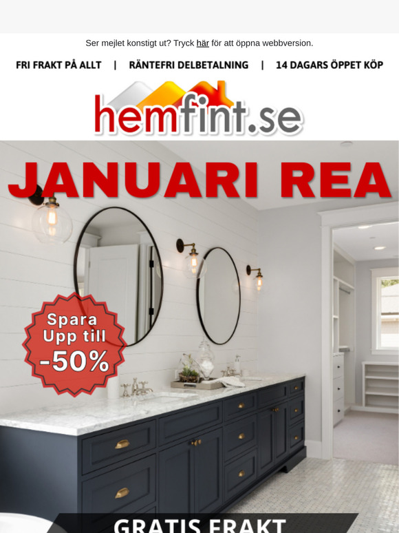 Du missar väl inte Januari rean 🤑