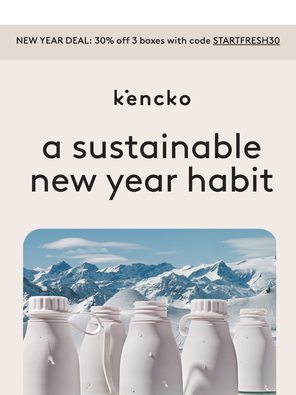 a sustainable new year habit