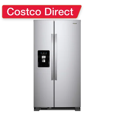 Whirlpool 25 cu. ft. Large Side-by-Side Refrigerator with Deli Drawer