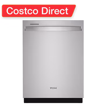 Whirlpool Top Control Dishwasher with Soak and Clean Cycle