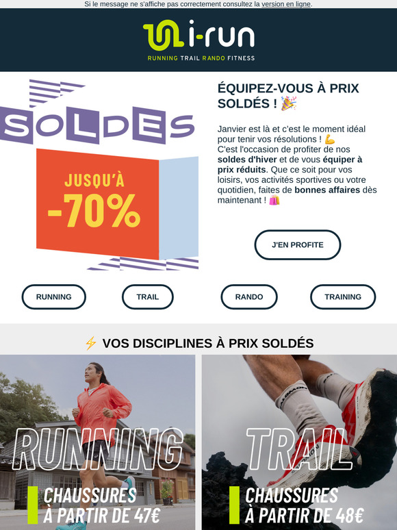 🛍️ Soldes d'hiver | Jusqu'à -70%