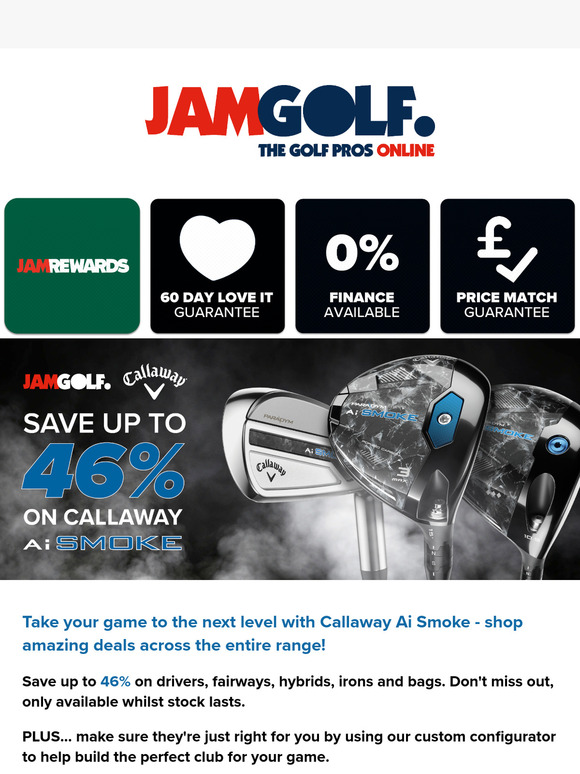 Save up to 46% on Callaway Ai Smoke