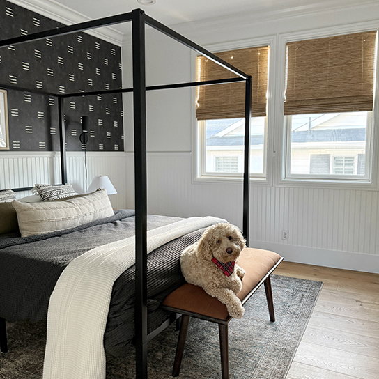 Elevated Coastal Woven Wood Shades