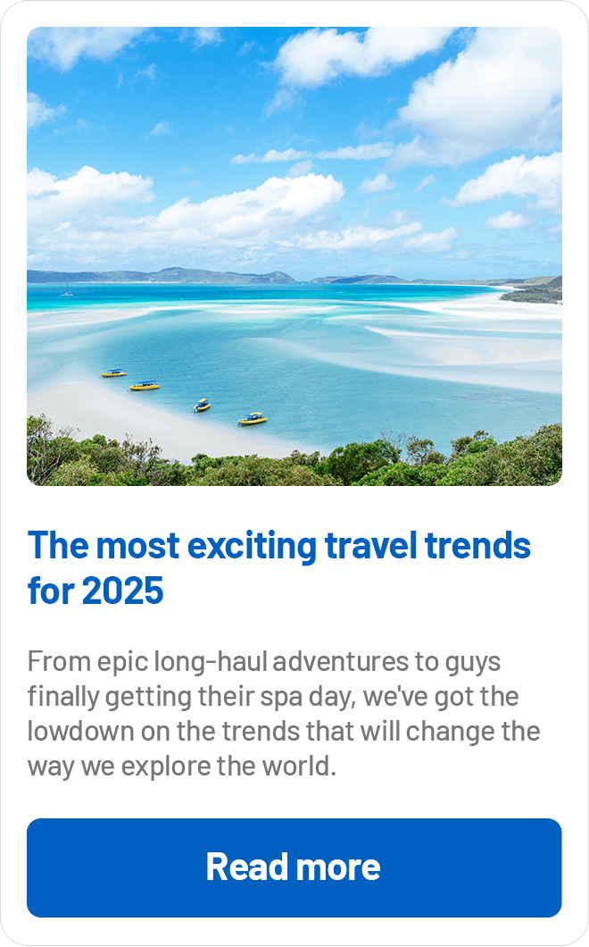 The most exciting travel trends for 2025