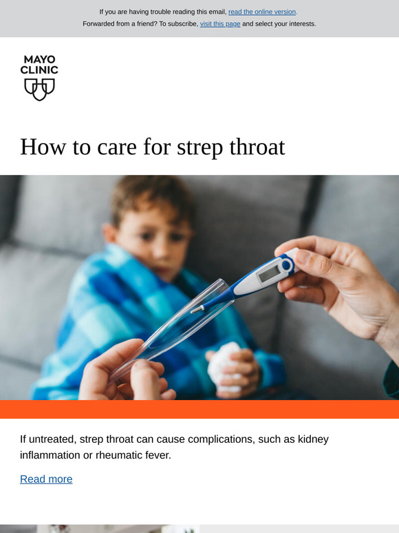 How to care for strep throat