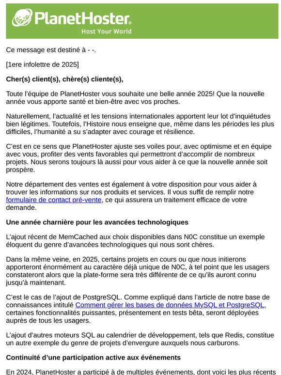 Bonne année 2025!