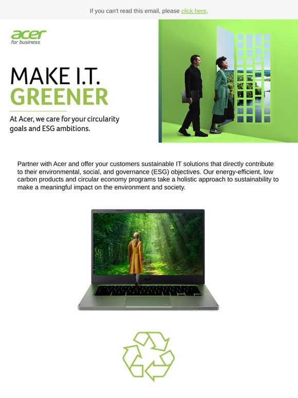 Make I.T greener with Acer