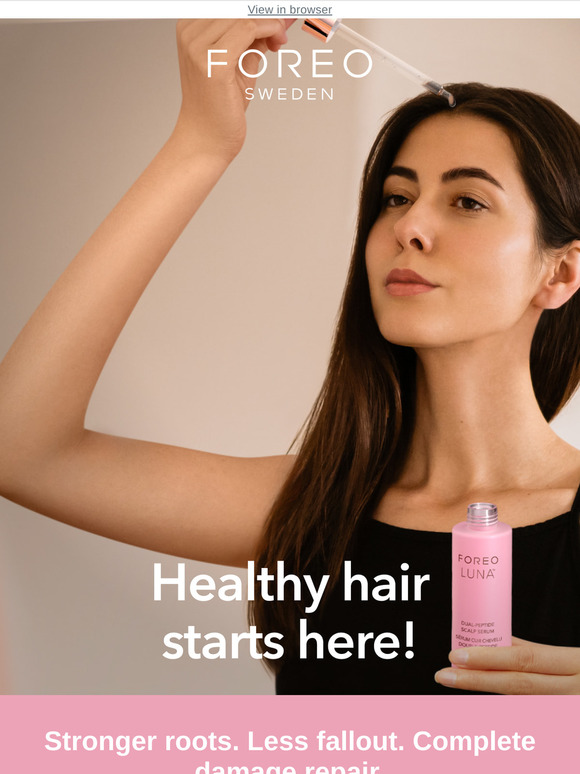NEW! Transform thinning hair with LUNA™ Dual-Peptide Scalp Serum 💕