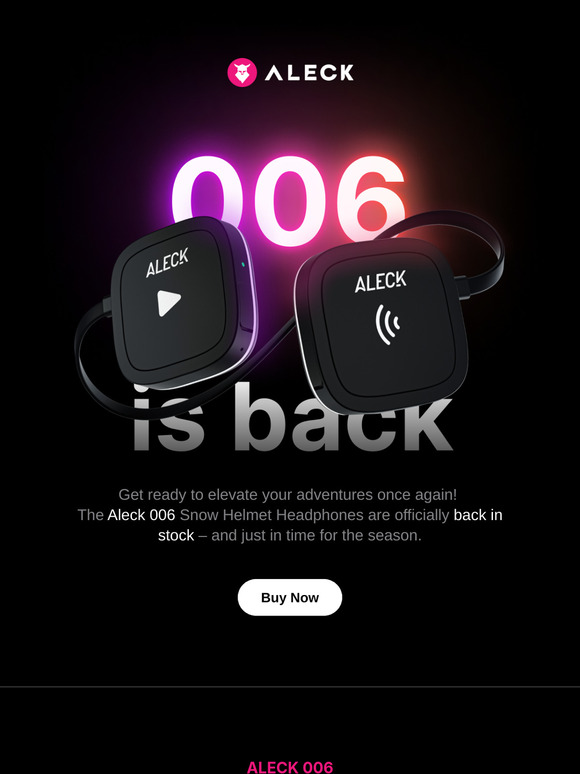 🚀 Limited Stock Alert: Aleck 006 is Back – Get Yours Now! 🎯