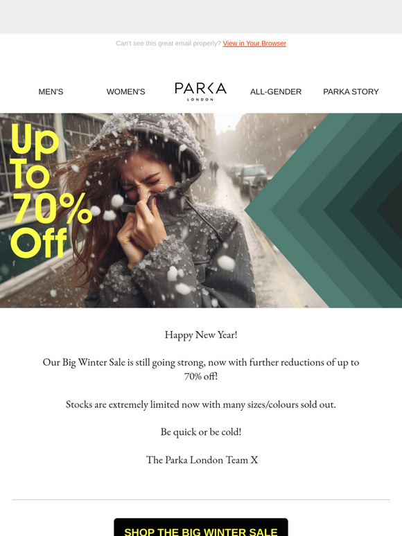The Big Winter Sale - Further Reductions!