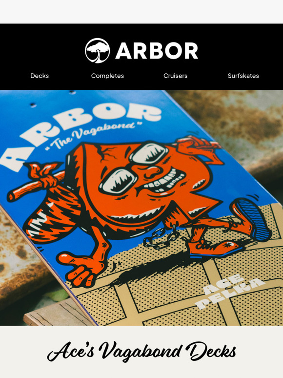 Ace Pelka's New Vagabond Decks. Designed to help you slappy wherever the road takes you.