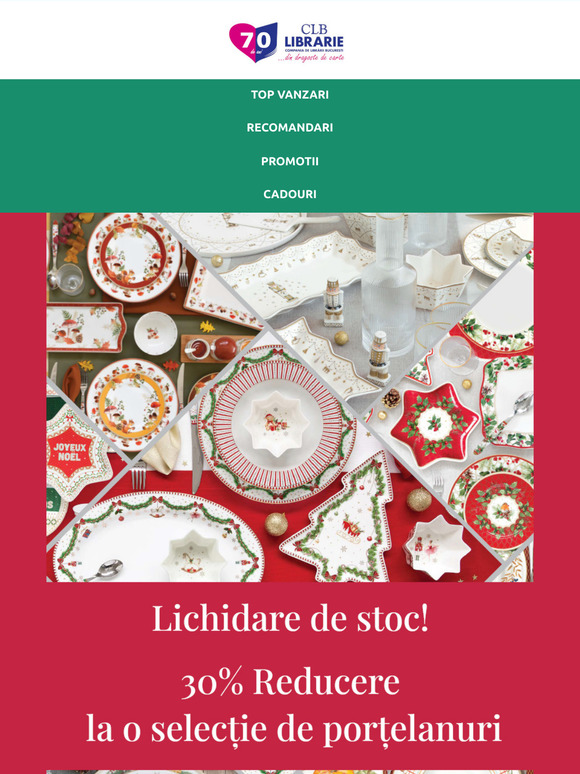 🏷️ Lichidare de Stoc: Portelanuri cu 30% Reducere! 🎁