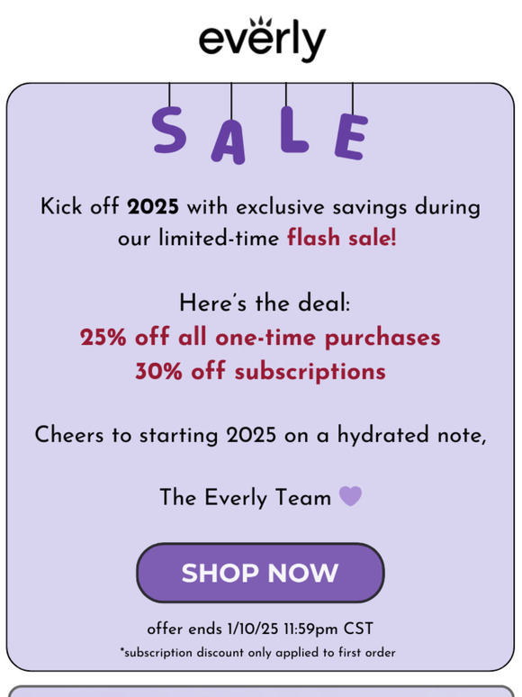 Offer ends today!