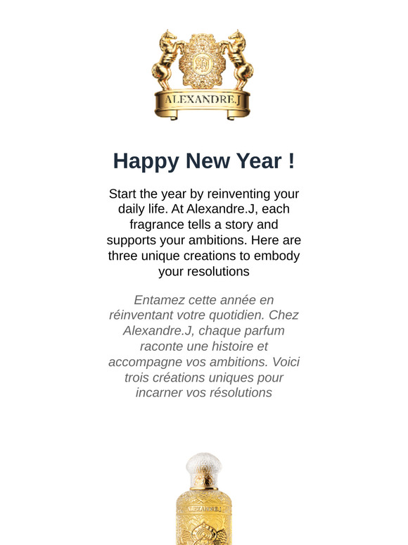 Last days to offer the perfect Alexandre.J gift !🎄