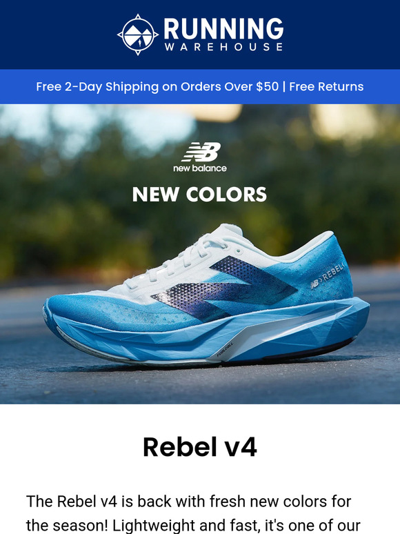 New Colors of Rebel v4 and Endorphin Speed 4