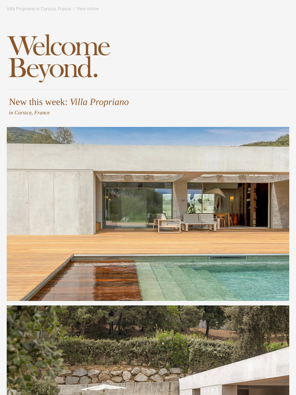 New this week: Villa Propriano