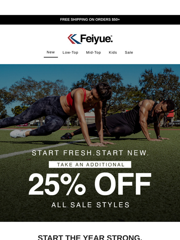 Take an extra 25% off all Sale styles.