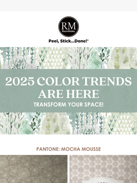 Get inspired by the 2025 Palette Of The Year!