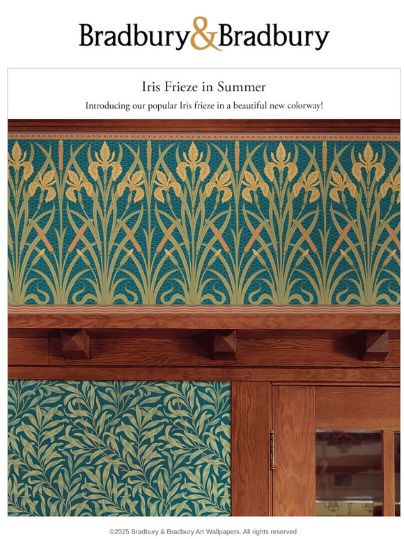 Iris Frieze in a fresh new colorway