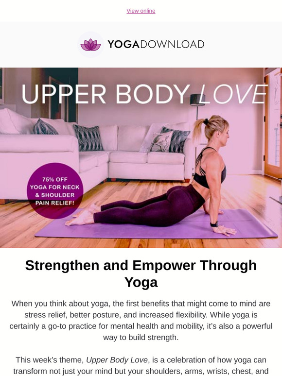 💪🏼 —, Upper Body Love | 75% Off Program