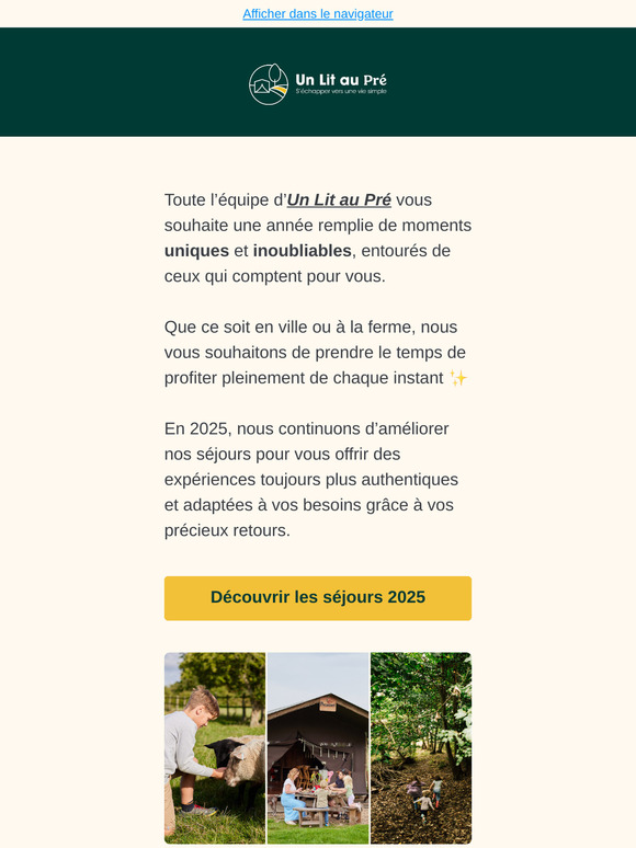 Tous nos vœux (et un bon plan) pour 2025…