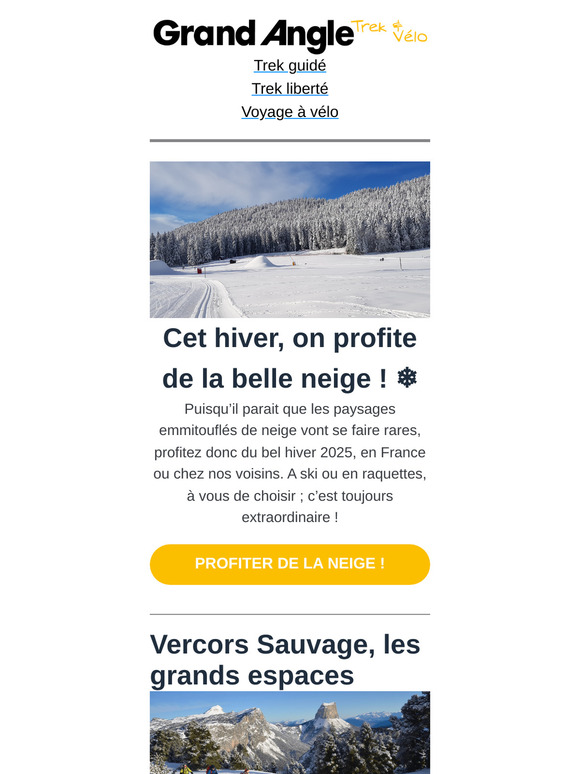 Cet hiver, on profite de la neige !❄️
