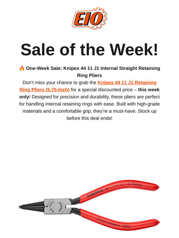 🛠️ Big Savings and New Arrivals at EIO! 🛠️
