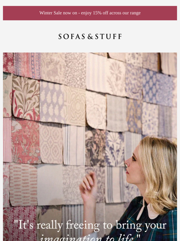 Fabrics that inspire, savings that delight