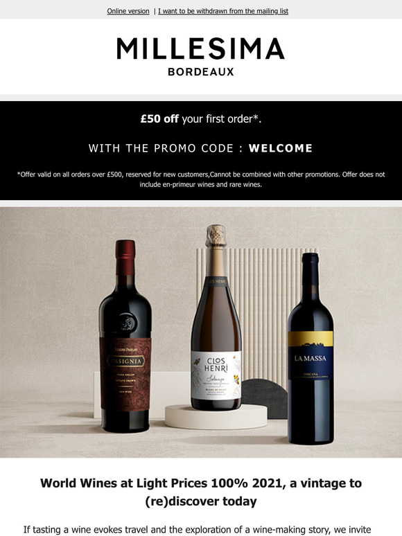 New Offer: World Wines at Light Prices!