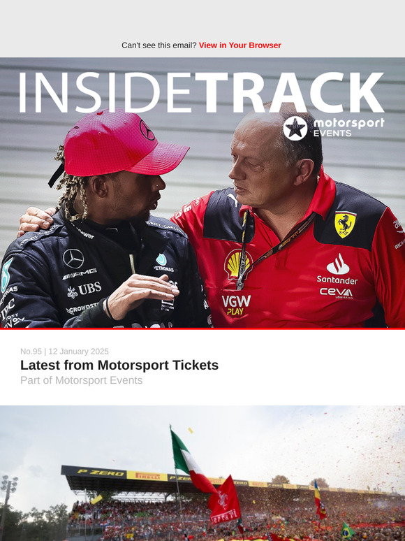 New year, new motorsport tickets! 🎟️