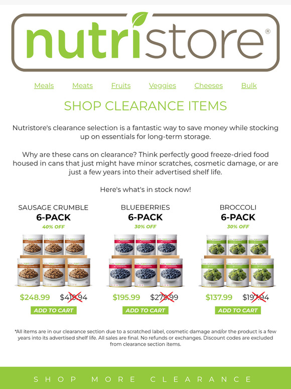 ❗️ Shop These Clearance Items ❗️
