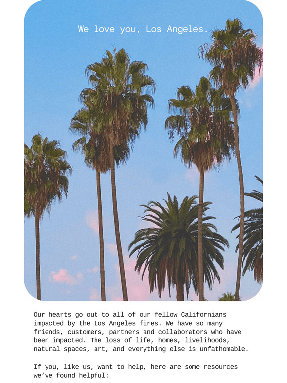 We love Los Angeles